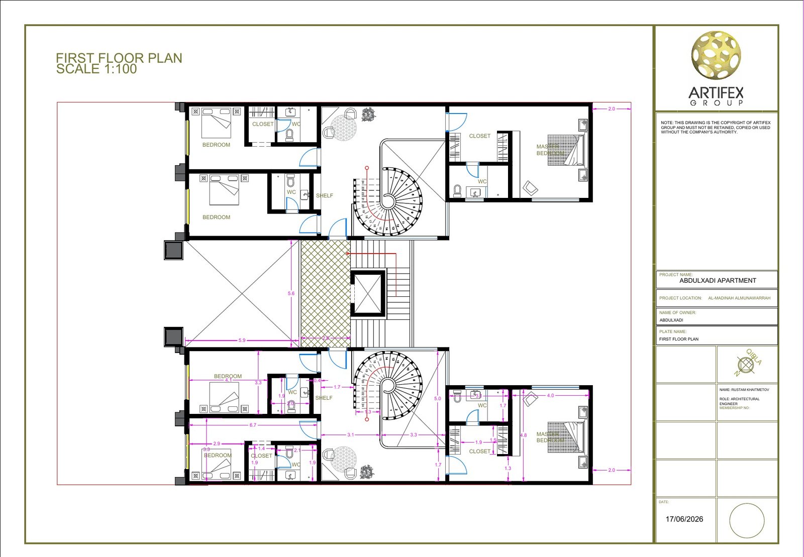Abdulxadi Apartment — plan 2