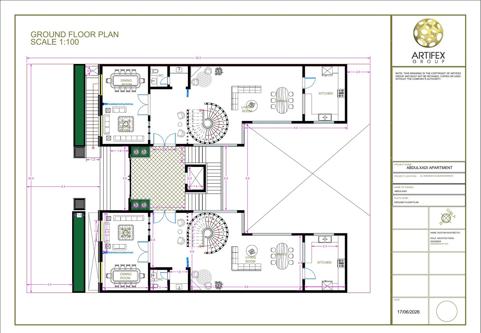 Abdulxadi Apartment — plan 3