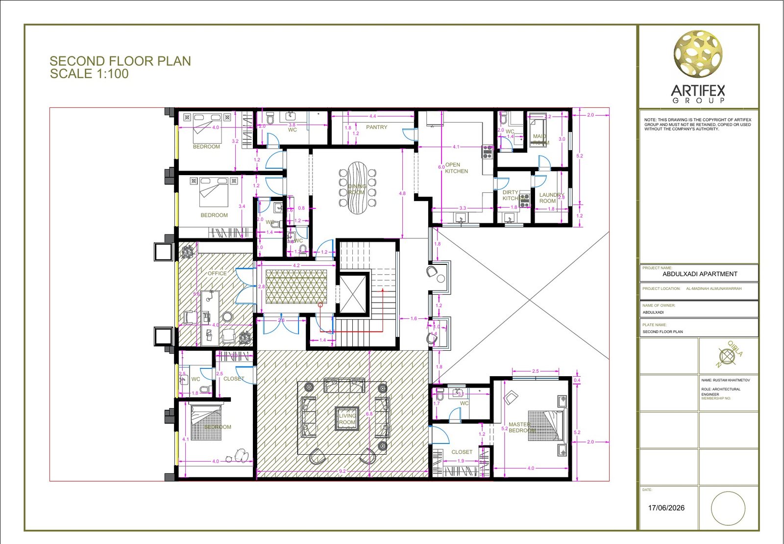 Abdulxadi Apartment — plan 4