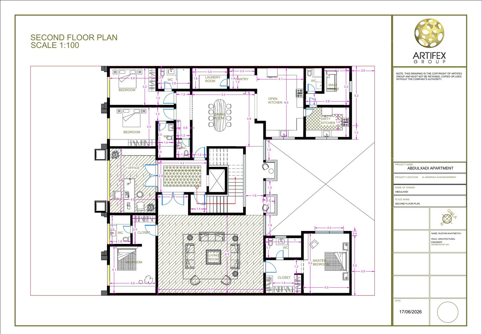 Abdulxadi Apartment — plan 5