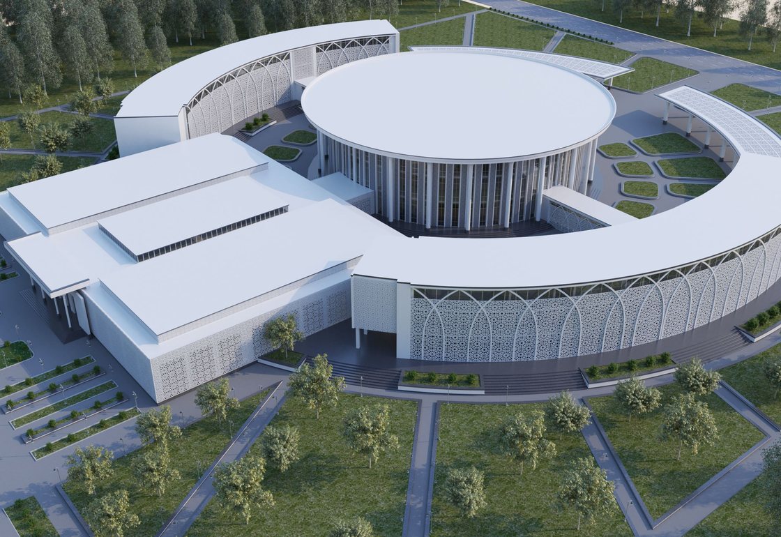 Administrative building from the air