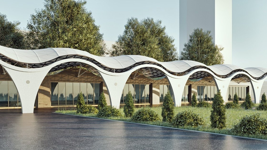 Airport waiting zone — view 10
