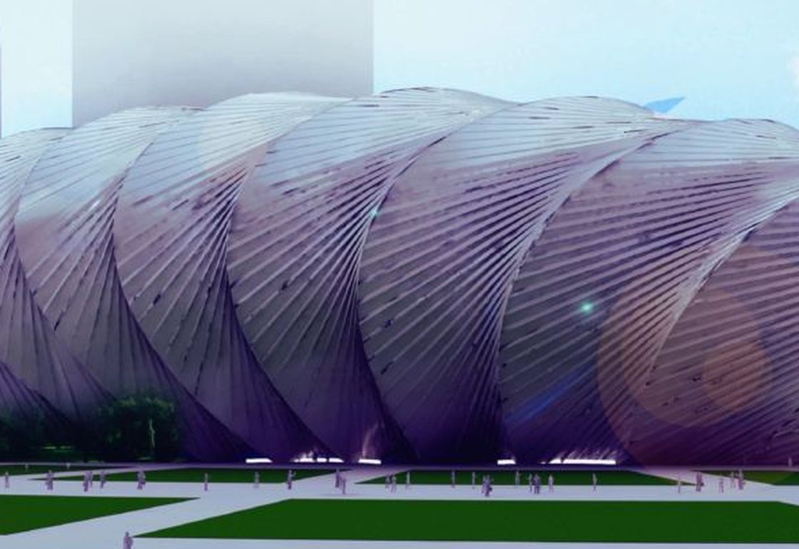 Covered beach, Astana