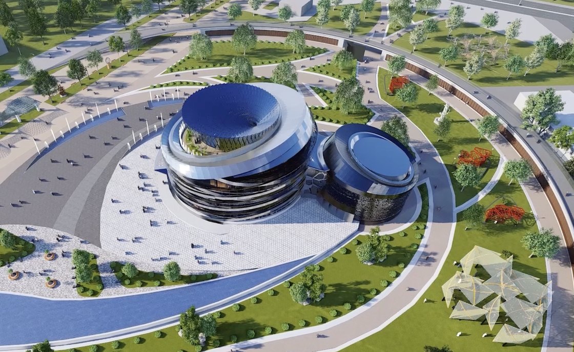 Innovation Centre — the building in its landscaped setting