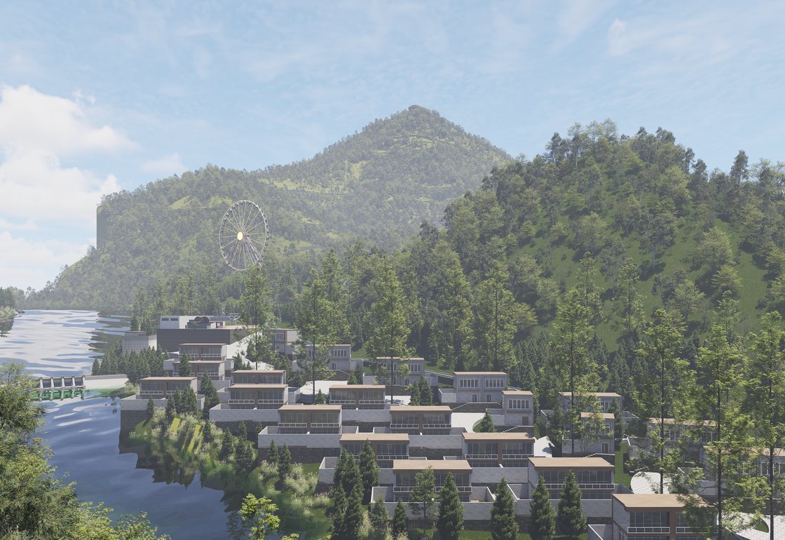 Riverside settlement