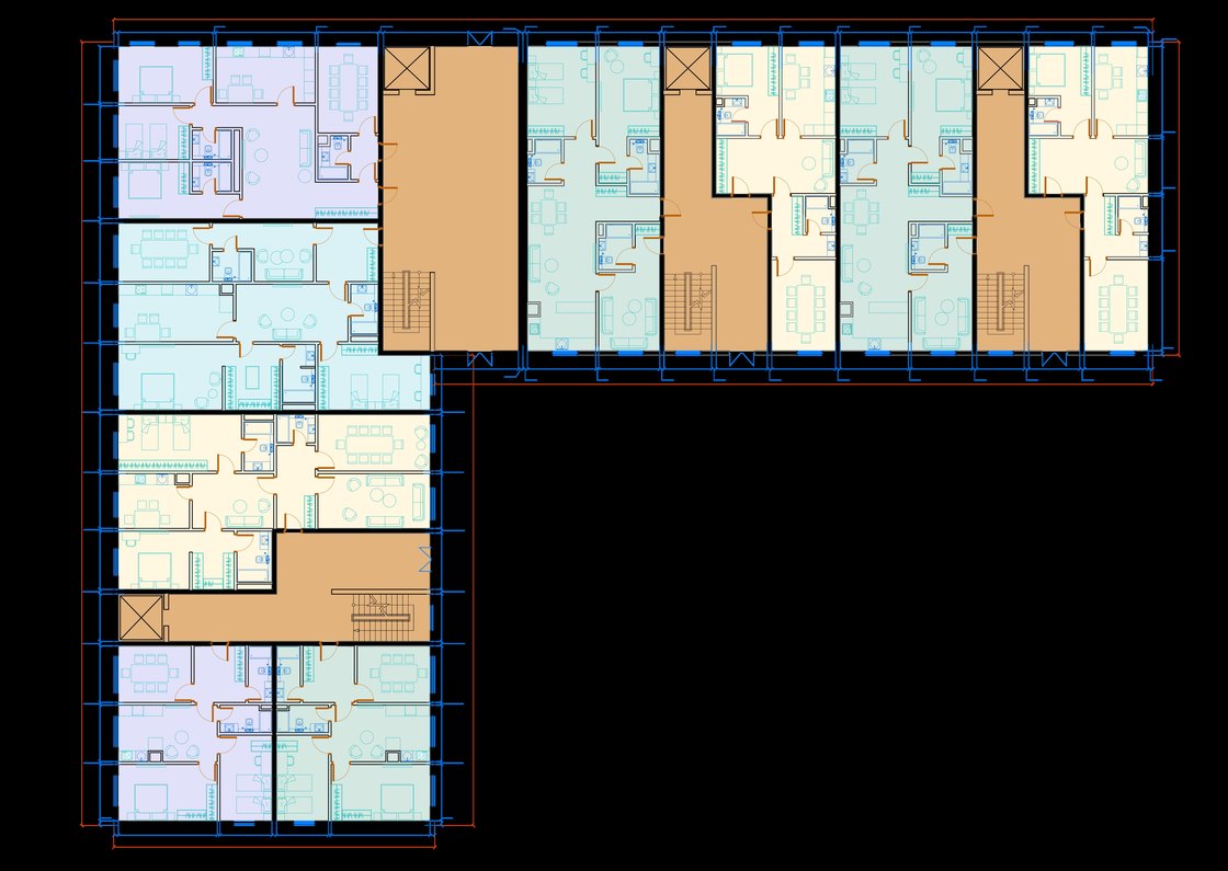 2 800 m² Residential Complex — plan 2