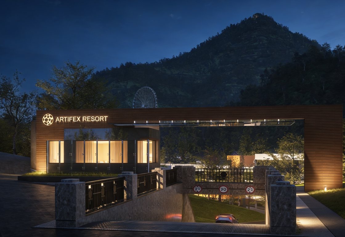ARTIFEX Resort arrival gate