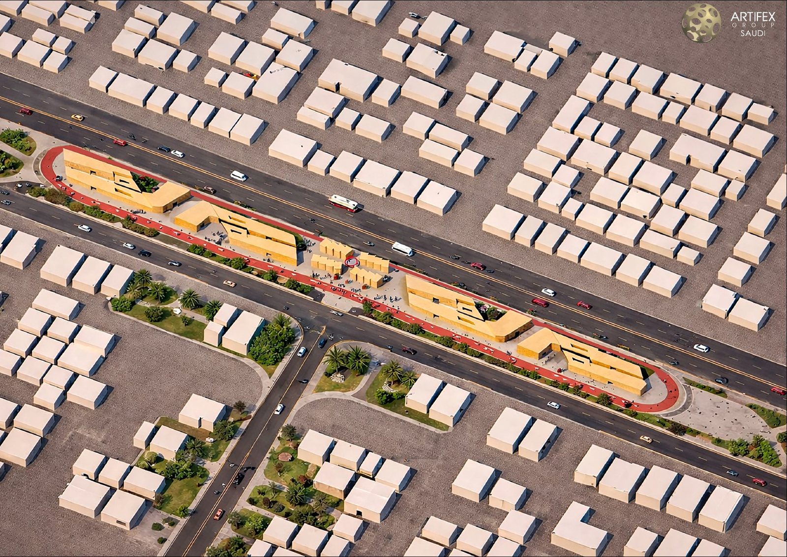 Al Hijrah Walkway — design view 2