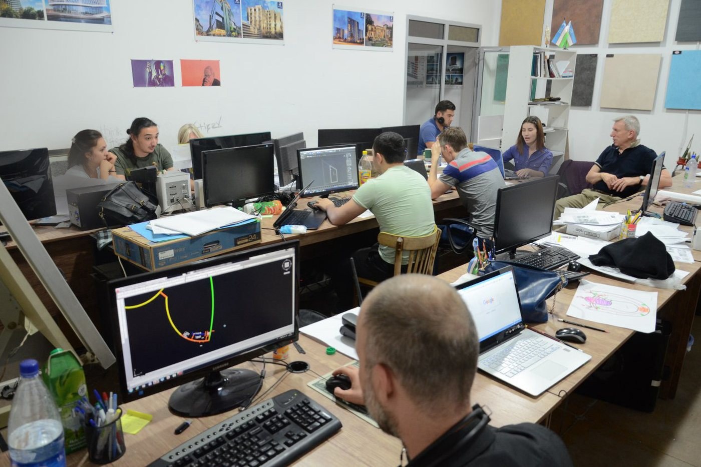 Architects, engineers and visualisers on one floor
