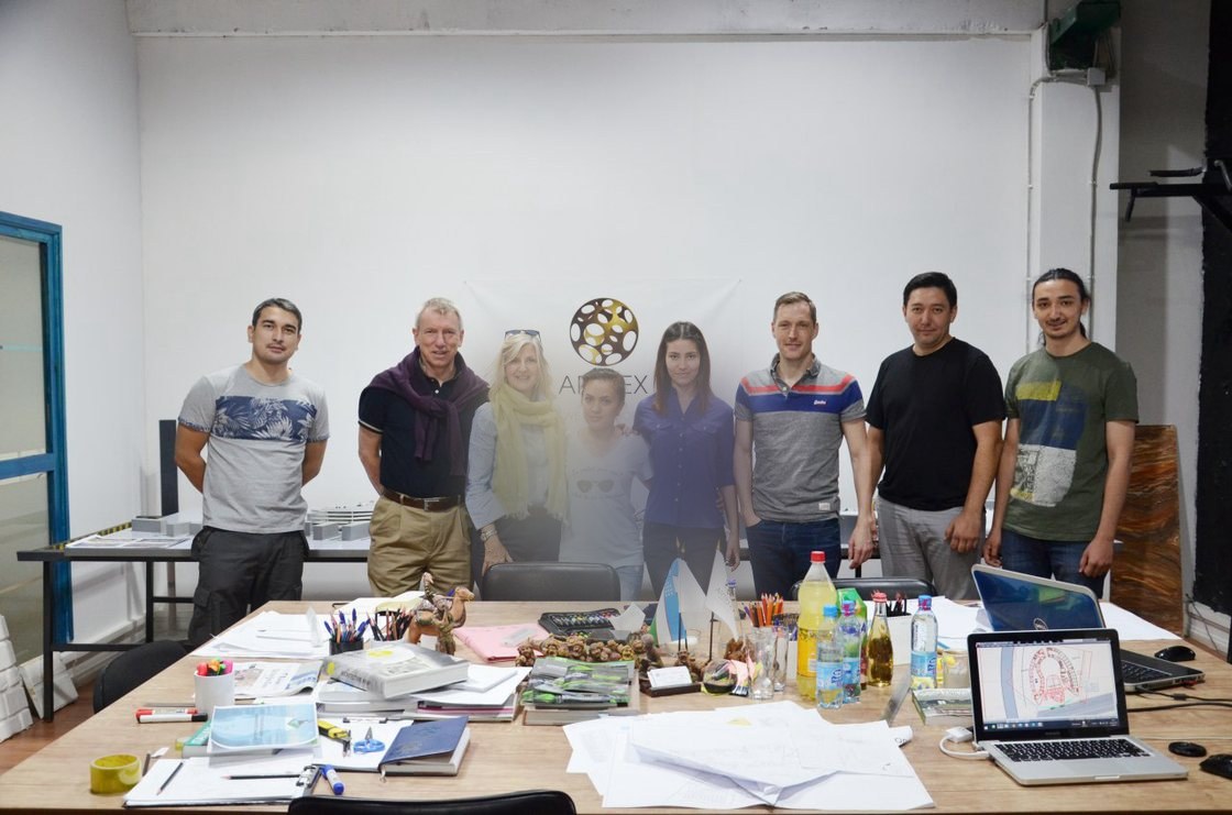 The ARTIFEX team assembled in the studio